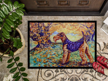 Load image into Gallery viewer, Autumn Airedale Terrier Doormat - 18x27 Decorative Floor Mat – Indoor/Outdoor Rug with Artistic Flair 7343MAT
