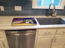 Load image into Gallery viewer, Snoozer Airedale Terrier Dish Drying Mat – Absorbent, Artistic Kitchen Essentials 7344DDM