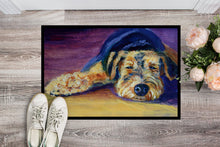 Load image into Gallery viewer, Snoozer Airedale Terrier Doormat - 18x27 Decorative Floor Mat – Indoor/Outdoor Rug with Artistic Flair 7344MAT