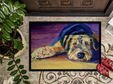Load image into Gallery viewer, Snoozer Airedale Terrier Doormat - 18x27 Decorative Floor Mat – Indoor/Outdoor Rug with Artistic Flair 7344MAT