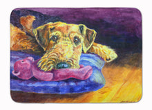 Load image into Gallery viewer, Airedale Terrier Teddy Bear Machine Washable Memory Foam Mat 7345RUG
