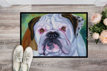 Load image into Gallery viewer, Miss English Bulldog Doormat - 24x36 Decorative Floor Mat – Indoor/Outdoor Rug