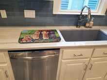 Load image into Gallery viewer, Apple Helper Corgis Dish Drying Mat – Absorbent, Artistic Kitchen Essentials 7351DDM