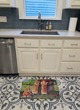 Load image into Gallery viewer, Apple Helper Corgis Machine Washable Memory Foam Mat 7351RUG