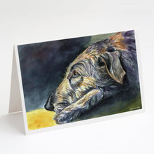 Load image into Gallery viewer, Irish Wolfhound Sleeper Greeting Cards -  Blank Note Cards – 8-Pack of Artist-Designed Cards with Envelopes