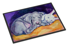 Load image into Gallery viewer, Weimaraner Snuggle Bunny Doormat - 24x36 Decorative Floor Mat – Indoor/Outdoor Rug