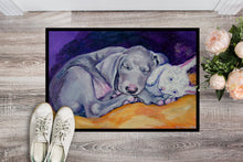 Load image into Gallery viewer, Weimaraner Snuggle Bunny Doormat - 18x27 Decorative Floor Mat – Indoor/Outdoor Rug with Artistic Flair 7354MAT