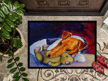 Load image into Gallery viewer, Fox Terrier and Teddy Bear Doormat - 18x27 Decorative Floor Mat – Indoor/Outdoor Rug with Artistic Flair 7355MAT