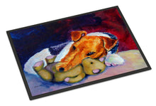 Load image into Gallery viewer, Fox Terrier and Teddy Bear Doormat - 18x27 Decorative Floor Mat – Indoor/Outdoor Rug with Artistic Flair 7355MAT