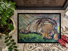 Load image into Gallery viewer, Wolf and Hummingbird Doormat - 18x27 Decorative Floor Mat – Indoor/Outdoor Rug with Artistic Flair 7356MAT