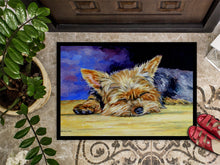 Load image into Gallery viewer, Yorkie Taking a Nap Doormat - 18x27 Decorative Floor Mat – Indoor/Outdoor Rug with Artistic Flair 7357MAT