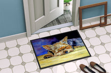 Load image into Gallery viewer, Yorkie Taking a Nap Doormat - 18x27 Decorative Floor Mat – Indoor/Outdoor Rug with Artistic Flair 7357MAT