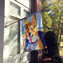 Load image into Gallery viewer, Corgi Beach Bandana Flag Canvas House Size 7363CHF