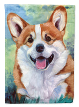 Load image into Gallery viewer, Pembroke Corgi Happy Face Garden Flag – Decorative Outdoor Yard Flag 7366GF