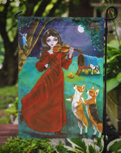 Load image into Gallery viewer, Fairy Moon Dance with Corgi Garden Flag – Decorative Outdoor Yard Flag 7376GF