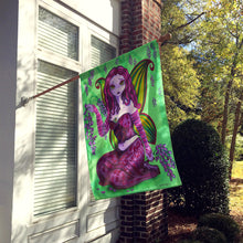 Load image into Gallery viewer, Fairy Lady Wisteria Flag Canvas House Size 7377CHF