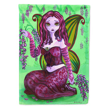 Load image into Gallery viewer, Fairy Lady Wisteria Flag Canvas House Size 7377CHF
