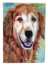 Load image into Gallery viewer, Golden Retriver Good Boy Flag Canvas House Size 7383CHF
