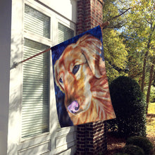 Load image into Gallery viewer, Golden Retriver Huh Flag Canvas House Size 7384CHF