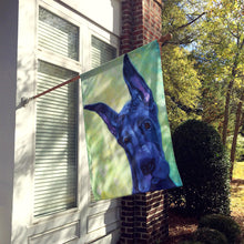Load image into Gallery viewer, Great Dane Midnight Puppy Flag Canvas House Size 7388CHF