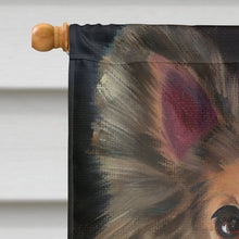 Load image into Gallery viewer, Sheltie Stand Off Flag Canvas House Size 7394CHF