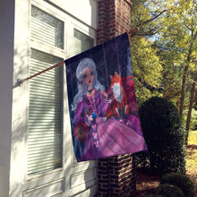 Load image into Gallery viewer, Tea Time Fox Flag Canvas House Size 7398CHF