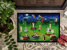 Load image into Gallery viewer, Corgi Backyard Circus Doormat - 18x27 Decorative Floor Mat – Indoor/Outdoor Rug with Artistic Flair 7403MAT