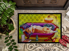Load image into Gallery viewer, Corgi Home Alone Doormat - 24x36 Decorative Floor Mat – Indoor/Outdoor Rug