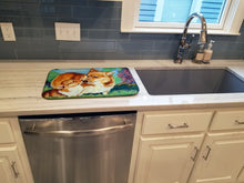 Load image into Gallery viewer, Corgi Momma's Love Dish Drying Mat – Absorbent, Artistic Kitchen Essentials 7412DDM