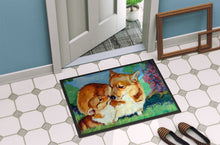 Load image into Gallery viewer, Corgi Momma's Love Doormat - 18x27 Decorative Floor Mat – Indoor/Outdoor Rug with Artistic Flair 7412MAT