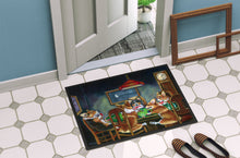 Load image into Gallery viewer, Corgi Playing Poker Doormat - 18x27 Decorative Floor Mat – Indoor/Outdoor Rug with Artistic Flair 7416MAT