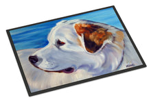 Load image into Gallery viewer, Great Pyrenees at the Beach Doormat - 24x36 Decorative Floor Mat – Indoor/Outdoor Rug
