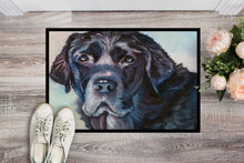 Load image into Gallery viewer, Black Labrador Face Doormat - 24x36 Decorative Floor Mat – Indoor/Outdoor Rug