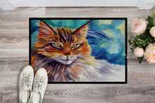 Load image into Gallery viewer, Maine Coon Cat Watching you Doormat - 18x27 Decorative Floor Mat – Indoor/Outdoor Rug with Artistic Flair 7421MAT