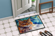 Load image into Gallery viewer, Maine Coon Cat Watching you Doormat - 18x27 Decorative Floor Mat – Indoor/Outdoor Rug with Artistic Flair 7421MAT