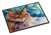 Load image into Gallery viewer, Maine Coon Cat Watching you Doormat - 18x27 Decorative Floor Mat – Indoor/Outdoor Rug with Artistic Flair 7421MAT