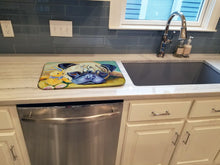 Load image into Gallery viewer, Pug Bunny Rabbit Dish Drying Mat – Absorbent, Artistic Kitchen Essentials 7423DDM