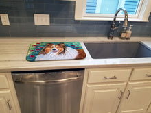 Load image into Gallery viewer, Sheltie Dish Drying Mat – Absorbent, Artistic Kitchen Essentials 7424DDM