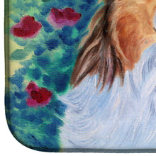 Load image into Gallery viewer, Sheltie Dish Drying Mat – Absorbent, Artistic Kitchen Essentials 7424DDM
