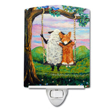 Load image into Gallery viewer, Corgi With Sheep Love Grows Ceramic Night Light 7439CNL