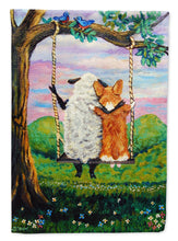 Load image into Gallery viewer, Corgi With Sheep Love Grows Garden Flag – Decorative Outdoor Yard Flag 7439GF