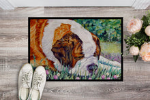 Load image into Gallery viewer, Saint Bernard Naptime Doormat - 24x36 Decorative Floor Mat – Indoor/Outdoor Rug