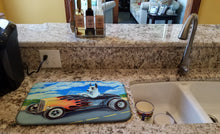 Load image into Gallery viewer, Great Dane Dish Drying Mat – Absorbent, Artistic Kitchen Essentials 7502DDM