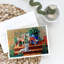 Load image into Gallery viewer, Chinese Crested  Greeting Cards -  Blank Note Cards – 8-Pack of Artist-Designed Cards with Envelopes