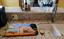 Load image into Gallery viewer, Wheaten Terrier Soft Coated Dish Drying Mat – Absorbent, Artistic Kitchen Essentials 7509DDM