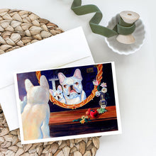 Load image into Gallery viewer, French Bulldog Greeting Cards -  Blank Note Cards – 8-Pack of Artist-Designed Cards with Envelopes