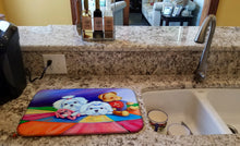 Load image into Gallery viewer, Maltese Dish Drying Mat – Absorbent, Artistic Kitchen Essentials 7515DDM
