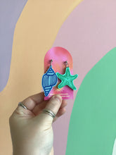 Load image into Gallery viewer, Mix N’ Match Summer Shell Earrings