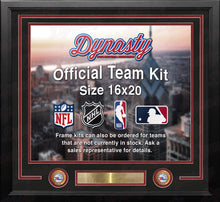 Load image into Gallery viewer, Philadelphia 76ers Throwback Custom NBA Basketball 16x20 Picture Frame Kit (Multiple Colors)