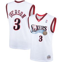 Load image into Gallery viewer, Allen Iverson Philadelphia 76ers Mitchell &amp; Ness 2000 Hardwood Classics Swingman Player Jersey